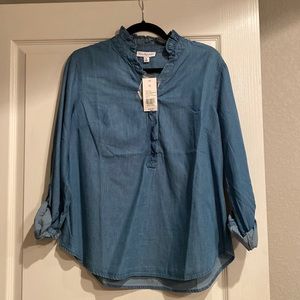 Light denim blouse